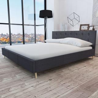 Čalouněné postel - tkanina dřevěný ram. 180x200