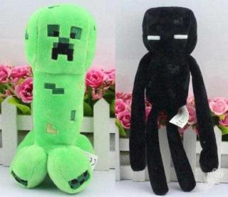 Super plyšáci CREEPER a ENDERMAN z hry MINECRAFT