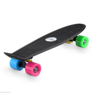 BLACK Retro cruiser penny board skateboard - sklad