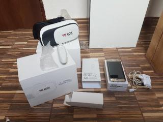 Mobil: Samsung Galaxy S6 Edge(Gold) + Nový VR BOX