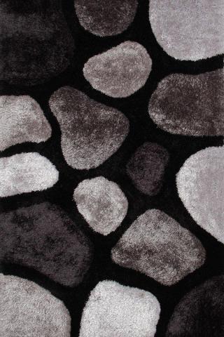  3D koberec černo-šedý