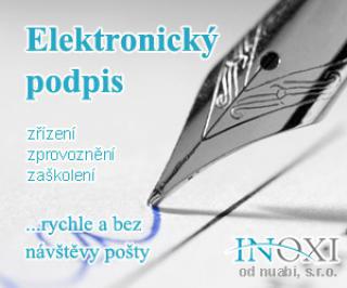 Elektronický podpis - manuál