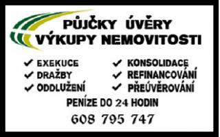 Půjčky, úvěry a výkupy s nájmem