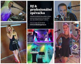 Hudba na svatbu, hudební skupina - Dj + zpěvačka