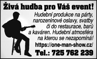 Nabídka živé hudby pro Vaše eventy