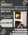 Sporák Concept 2 na dřevo MINI 21Kw