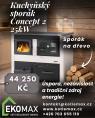 Jedno zařízení pro vaření i vytápění-Sporák Concept 2 25Kw
