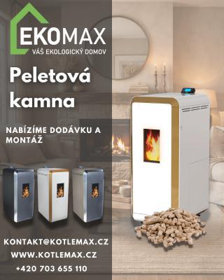 Peletová kamna s vodním pláštěm 21kw