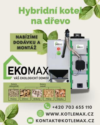 Hybridní kotel na dřevo/pelety 12kW