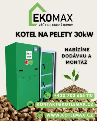 Peletový kotel 30kW – úsporné vytápění