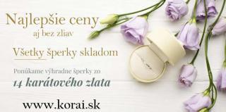 Zlaté náušnice Korai