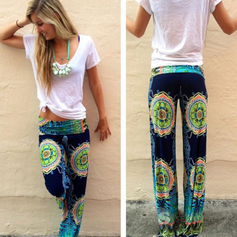 Luxusní dámské hippie kalhoty 