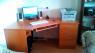 Rohový počítačový a psací stůl 