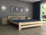 dřevěná postel EUREKA 140x200cm s matrací