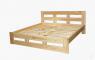  Masivní dřevěná postel s roštem 