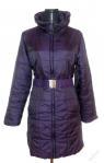 Dámský fialový zim. prošívaný kabát